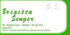 brigitta senger business card